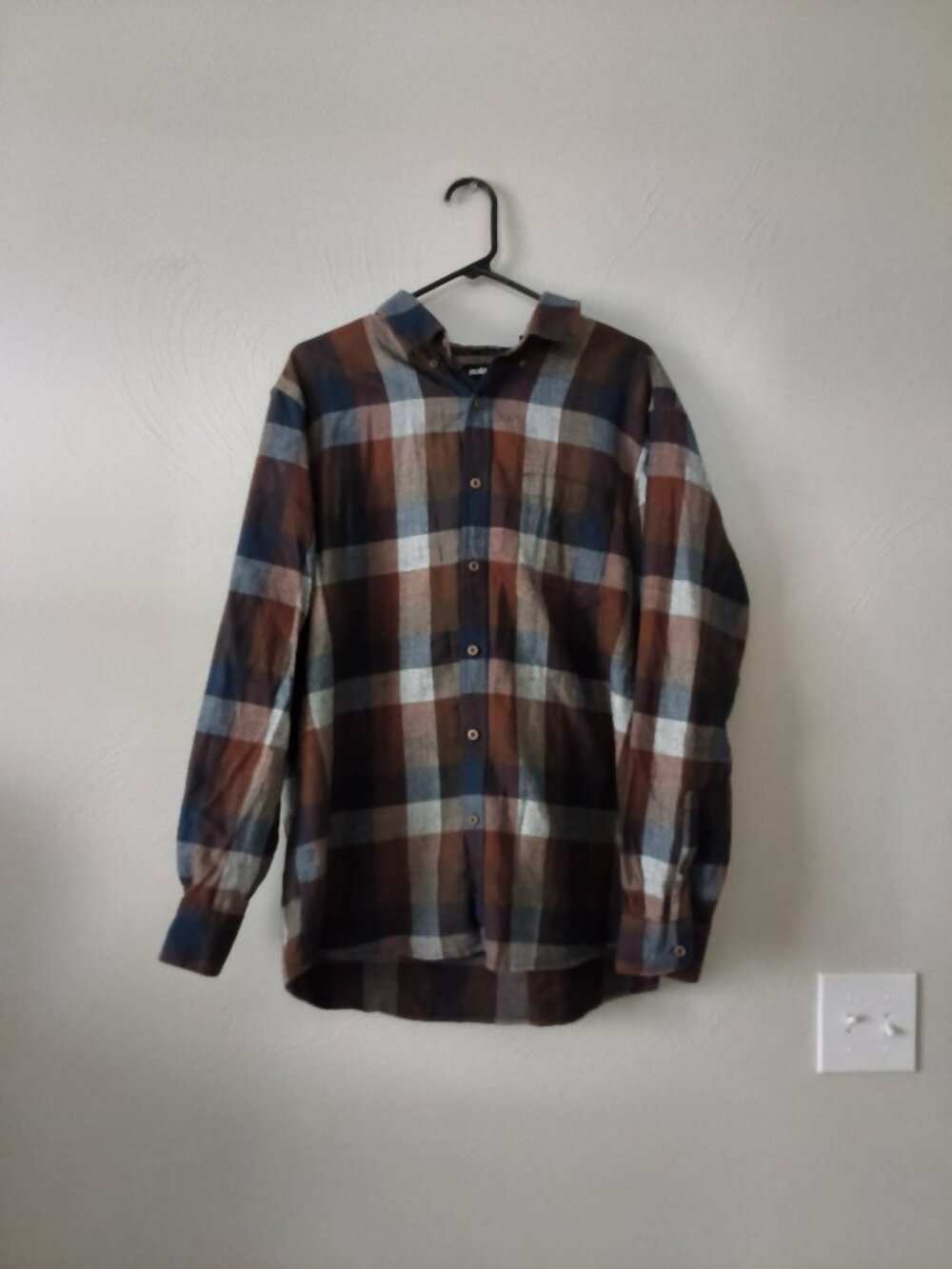 Men's Plaid Button Down Shirt